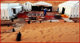 Camel trek Merzouga desert - Camel trekking Sahara desert Erg Chebbi